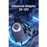 Universal DC Adapter 3V-12V Adjustable Voltage Power Adapter