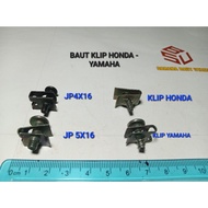 5 jp clip bolts 5x16 - 4x16 - motorcycle
