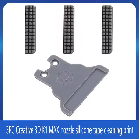 For Creality K1 K1C K1MAX Nozzle Silicone Cleaning Brush Nozzle Wiper Kit 3D Printer Nozzle Cleaner 