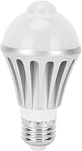 7W LED Sensor Light Bulb E27 Motion Induction Bulb for Porch Corridor Front Door Garage 85‑265V Warm
