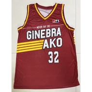 Fabs Apparel Full Sublimation Brownlee Ginebra Basketball Jersey Sando for men