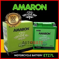 ✅ ◭ Amaron Pro Rider ETZ7L (YTX7L) Maintenance-Free Motorcycle Battery