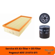 Service kit Air filter + Oil Filter Pegeout 405 1.9 GTX GTI 144408 144488 1444A9 1444F3 110951 1109X