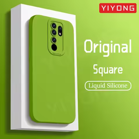 For Redmi Note8 Pro Case YIYONG Original Liquid Silicone Soft Cover For Xiaomi Xiomi Redmi Note 8 Pr