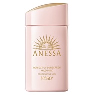 Sữa Chống Nắng Anessa Cho Da Nhạy Cảm & Trẻ Em 60ml (Mới) Perfect UV Sunscreen Mild Milk (For Sensit