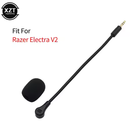 Gaming Headsets Microphone Replacement for Razer Electra V2 Mini Gaming Headset Earphone Headphones 