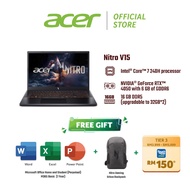 Acer Nitro V15 ANV15-52-5914 & ANV15-52-7287 Gaming Laptop (RTX4050 6GB/ Intel Core™ 5/ 16GB RAM/ 51