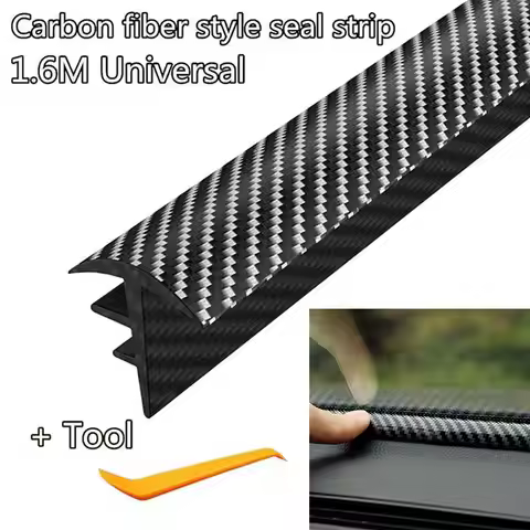 1 6m Model Dashboard Seal Sticker Strip Interior Decoration Rubber Car Dashboard Dust Seal Seal Stri