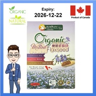 HEALTH PARADISE Organic Milled Flaxseed powder 425gm 有机亚麻籽粉