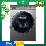Haier 10.5KG Inverter Front Load Fully Washer HW105-BP1239S8 (Graphite Silver)