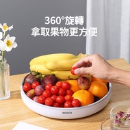 [ECOCO] ECOCO Rotatable Storage Box Fruit Basket Basin 360 Degree Rotating Storage Box Bottle Storag