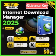 【Genuine License Key】Internet Download Manager IDM Orignal 1 Year Key / Lifetime license