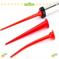 EMILEE Caulking Nozzle, Red 300mm/11.8in Structural Adhesive Nozzle, Lengthening Curved Caulking Noz