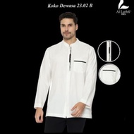 Baju Koko Al Luthfi Putih Lengan Panjang Syari Premium
