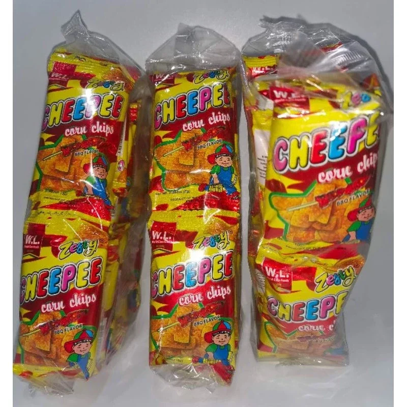 CN House Of Treats 5packs Cheepee Corn Chips BBQ x 12pcs Alltime Favorite Kutkutin 90's Chichirya Me