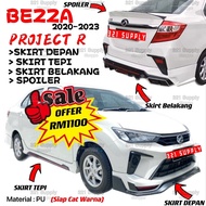 BEZZA 20-23 PROJECT R BODY KIT FRONT SKIRT + SIDE SIKRT + REAR SKIRT + SPOILER With PAITING 2K 2020 