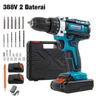 MAKITA 766VF Mesin Bor Cordless Impact Drill / Bor baterai / Bor Tanpa Kabel / Bor Listrik Set / cas