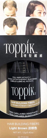 Toppik - - - [香港行貨]Toppik 角蛋白增髮纖維-#淡棕色 12G (包裝隨機發貨)