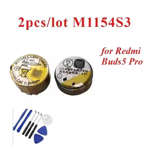 2pcs/lot M1154 S3 Capacitors for Redmi Buds 5 Pro Replacement Battery M1154S3 Integrated Circuit Chi