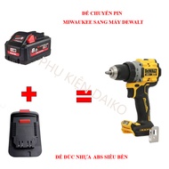 MILWAUKEE 18V battery conversion base to DEWALT body