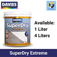 Davies SuperDry White 1 Liter or 4 Liters (Gallon) Extreme Latex Paint Waterproofer Brix Industries