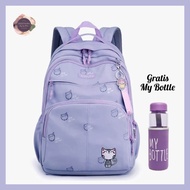 XyfeiCat N Girls' Backpack Free My B0ttle for Elementary School, Middle School