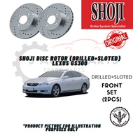 LEXUS GS300 (DRILLED+SLOTED) BRAKE DISC ROTOR (FRONT) SHOJI