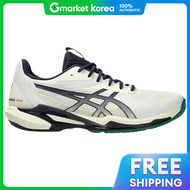 ASICS | รองเท้าวิ่งผู้ชาย Asics Solution Speed FF 3 สีน้ำเงินและสีส้ม