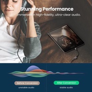 Ugreen Converter Splitter Dac Type C to 3.5Mm Jack + Type C Charging Audio Call