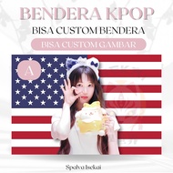 AMERICAN FLAG KPOP YE-ON H2H HEARTS2HEARTS KPOP POSTER/ KPOP FLAG/ Kim Nayeon KPOP Tapestry/ Kpop Ta