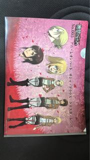 進擊的巨人 attack on titan a4 文件夾 一番賞 ichiban kuji set 1