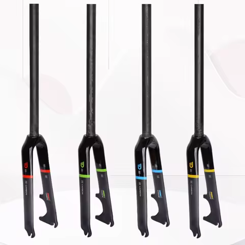 DODICI Folding Bike Carbon Fiber Front Fork 20 Inch Disc Brake Fork BMX Opening 74/100MM Fork 28.6mm