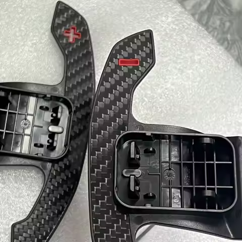 2021 2022 For BMW M3 G80 M4 G82 G83 M5 F90 2017-2021 Blue Carbon Paddle Shifters Steering Wheel Exte