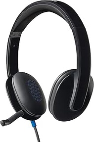 Logitech Headset High-Performance USB Headset with Mic H540 for Windows and Mac, Skype Certified, Bl