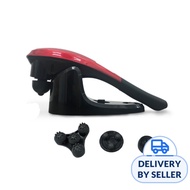 OGAWA Snazzy Touch Rechargeable Handheld Massager-Metal Red