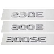 New Emblem Car Styling For Mercedes Benz 230E 300E 300SE W203 W124 W126 Rear Tail Sticker Number Bad