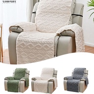 Recliner cover massage chair thick double-sided jacquard plus velvet sofa cover