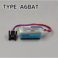 Mitsubishi ER17330V 3.6V Lithium Battery A6BAT MR-BAT PLC Backup Battery with Connector