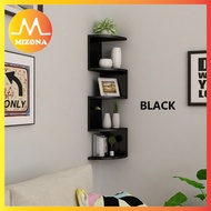 MIZONA Wall Shelf Creative Lattice Shelf Wall Corner Shelf Wall Decoration Shelf Bedroom
