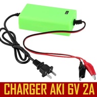 Charger Aki Untuk Mobil Dan Motor Mainan Charger Aki 6V 2A
