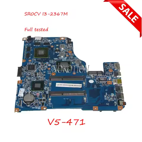 Nokotion NBM1D11002 NB.M1D11.002 For Acer aspire V5-471 V5-471G Main board Laptop Motherboard 48.4TU