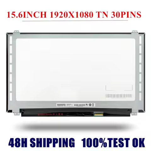 LCD Laptop Display Screen Slim 15.6" FHD 1080P HB156FH1-401 FIT N156HGA-EAB N156HGE-EAB B156HTN03.7 