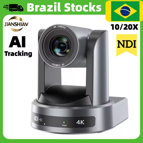 1080P/4K NDI Conference PTZ Camera IP 10X/20X zoom Live Streaming HDMI POE AI Tracking Church Busine