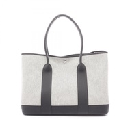 【二手】愛馬仕 HERMES 托特包 Neo Garden 41 Voyage 米白色/黑色帆布皮革 Neo Garden 41 Voyage 米白色/黑色
