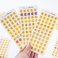 Mini Emoji Sticker, 660 mini emoji, 12 sheets