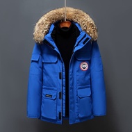 Kcfu Canada Goose Tooling Thickened Outdoor Men's Down Jacket Men's Short Canada Youth Down Jacket Large Size Men's Winter Jacket