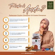 Serbuk Kayu Manis Ceylon Olive House (Ceylon Cinnamon Powder)