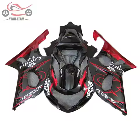 Advanced Fairing Kit for Suzuki GSX R1000 2000 2001 2002 K2 Red Black ABS Plastic fairings GSXR 1000