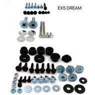 BODY COVER LEG SHIELD HANDLE BUSH SCREW FULL COMPLETE SET EX5 DREAM CLASS WAVE100 W100 W100R WAVE125