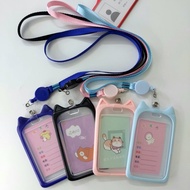 Cat drawstring card set, drawstring card, drawstring cat ear card set, student card, complete card s